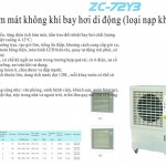 Máy Làm Mát Không Khí Bay Hơi Di Động (Loại Nạp Khí 3 Mặt)